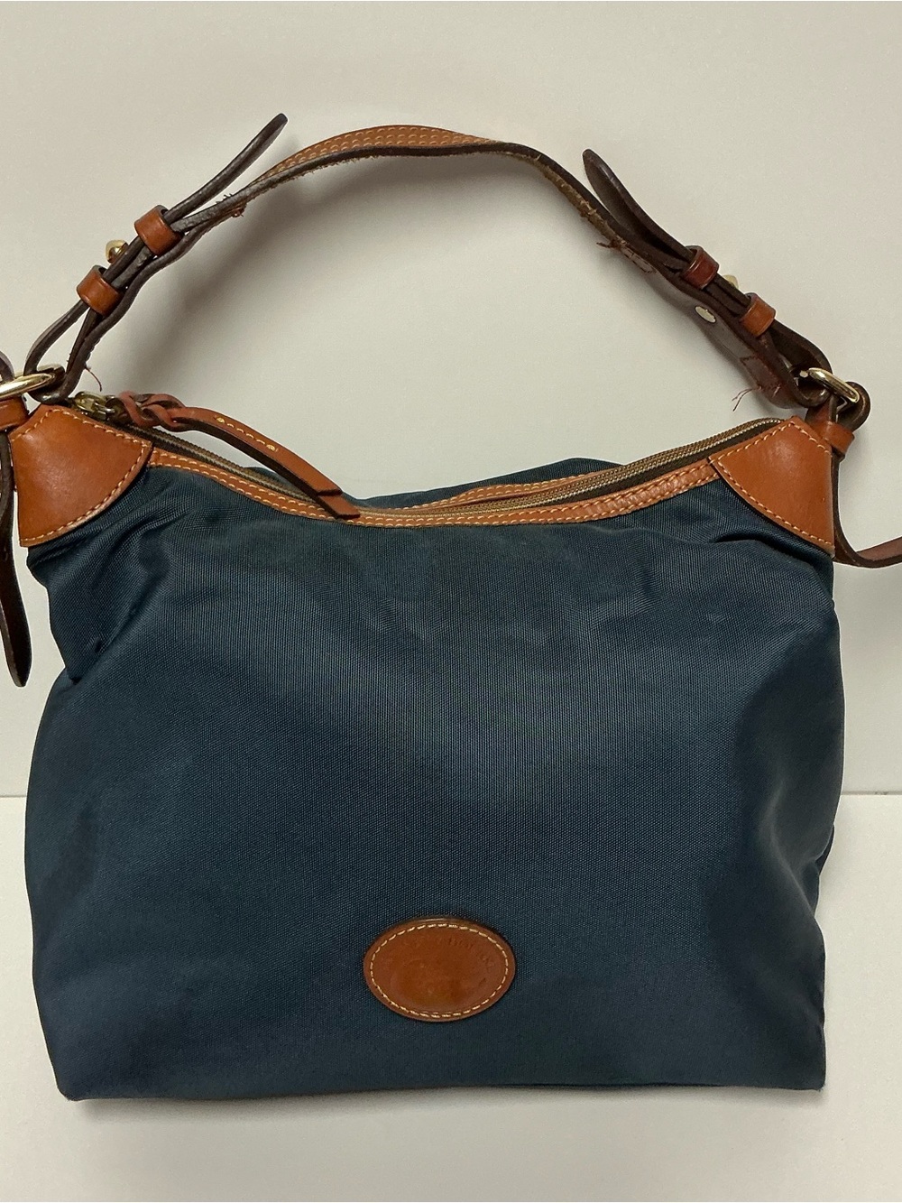 Dooney & Bourke Nylon & Leather Medium Hobo Bag